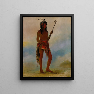 George Catlin - AhNJeNahge He Who Stands On Both Sides a Distinguished Ball Player.webp