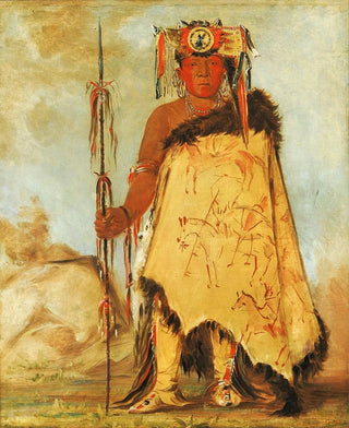 George Catlin - LaWeReCooReShawWee War Chief a Republican Pawnee.webp