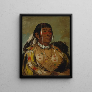 George Catlin - Shacpay The Six Chief of the Plains Ojibwa (Case Conflict).webp
