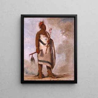 George Catlin - TchongTasSbBee Black Dog Second Chief.webp