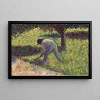 Georges Seurat - Peasant with a Hoe.webp