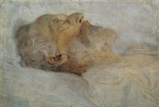 Gustav Klimt - Alter Mann auf dem Totenbett.webp