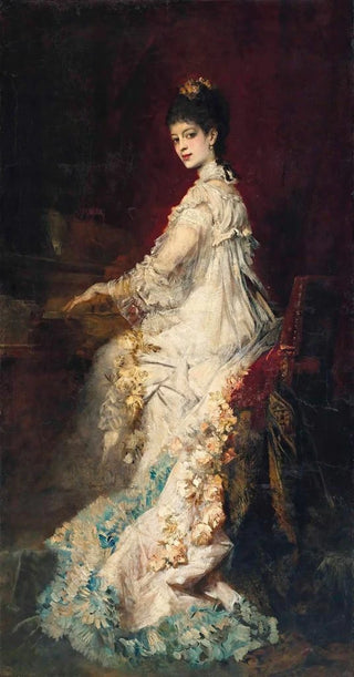 Hans Makart - Portrait Of Maria Countess Von Dnhoff.webp