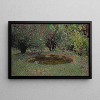 Henri Martin - Marquayrol le bassin aux thuyas.webp