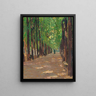 Henri Martin - Une alle dans le Parc du Chteau de Versailles.webp