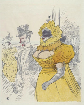 Henri de ToulouseLautrec - Affiche Au Bal des EtudiantS.webp