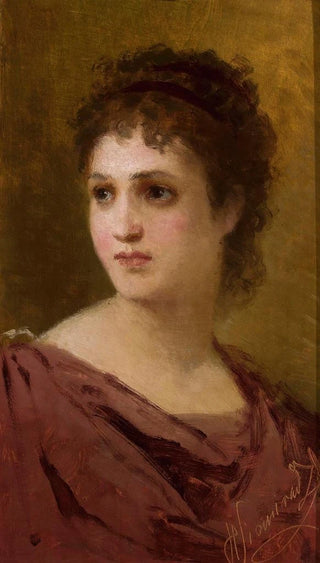 Henryk Siemiradzki - Head of a woman.webp