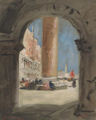 Hercules Brabazon Brabazon - Column of St Marks Venice.webp