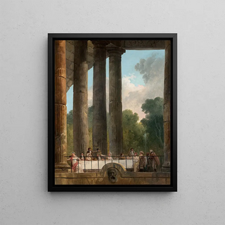 Hubert Robert - A Banquet in the Ruins of a Temple.webp
