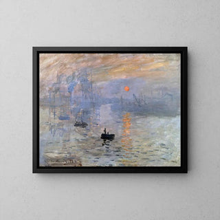 Impression Soleil Levant - Claude Monet | Reproduction Tableau Décoration murale affiche copie