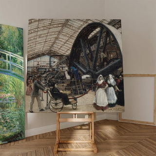 Intérieur de la galerie des machines à l'exposition universelle de 1889 - Louis Béroud | Reproduction Tableau Décoration murale affiche copie
