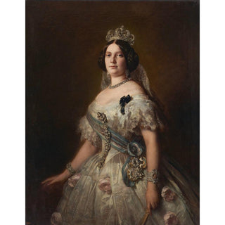 Isabelle, reine d'Espagne - Franz Xaver Winterhalter | Reproduction Tableau Décoration murale affiche copie