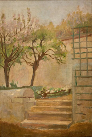 Jacek Malczewski - Landscape with Small Stairs.webp