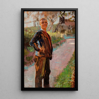 Jacek Malczewski - Landscape with the Artists Son on a Path.webp