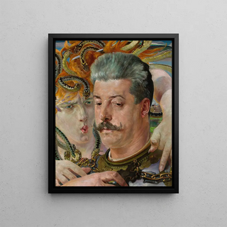 Jacek Malczewski - Portrait of Tadeusz Botnicki with medusa.webp