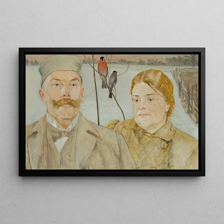 Jacek Malczewski - Portrait of Wacaw Karczewski and Helena Karczewska.webp