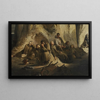 Jacek Malczewski - Sunday at the mine Rest at the mine.webp