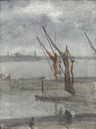 James Abbott McNeill Whistler - Grey and Silver Chelsea Wharf.webp