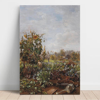 Jardin rustique - Carl Moll | Reproduction Tableau Décoration murale affiche copie