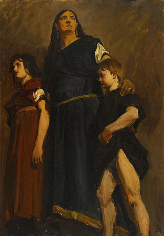 JeanPaul Laurens - Femme mrovingienne et deux enfants.webp