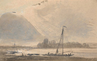 Johan Christian Dahl - View of the Elbe near Dresden.webp