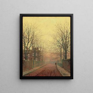 John Atkinson Grimshaw - An Autumn Lane.webp