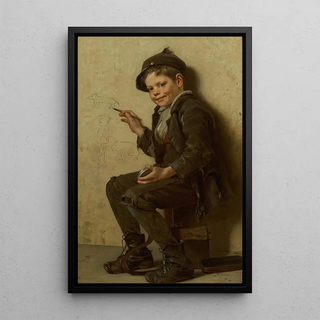 John George Brown - The Young Artist.webp