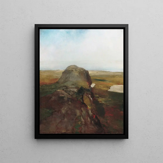 John La Farge - Autumn Study View over Hanging Rock Newport RI.webp