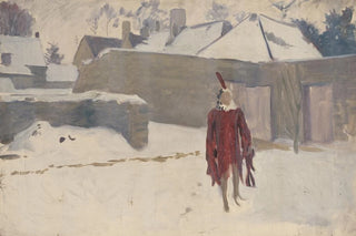 John Singer Sargent - Mannikin in the Snow.webp