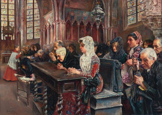 Jos Gallegos Y Arnosa - En misa mass.webp