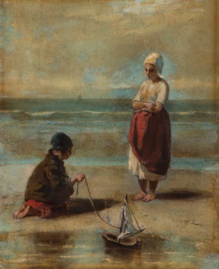 Jozef Israls - Children at the Seashore.webp