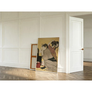 Kami-yui - La coiffure - Kitagawa Utamaro | Reproduction Tableau Décoration murale affiche copie