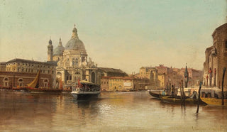 Karl Kaufmann - Venedig Kanal Grande mit Blick auf Santa Maria della Salute.webp