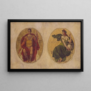 Kenyon Cox - Study for mosaic in the Wisconsin State Capital Government and Liberty.webp