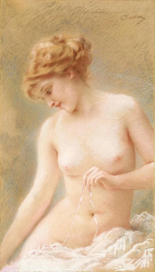 Konstantin Egorovich Makovsky - Sitting Nude.webp