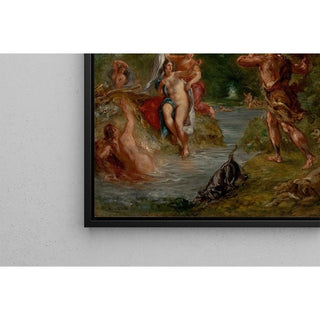 L'Été - Diane surprise par Actéon - Eugène Delacroix | Reproduction Tableau Décoration murale affiche copie