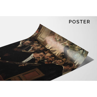 L'Orchestre à l'Opéra - Edgar Degas | Reproduction Tableau Décoration murale affiche copie