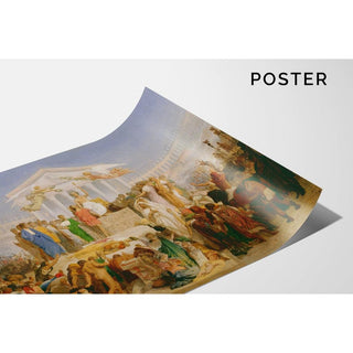 L'âge d'Auguste, la naissance du Christ - Jean-Léon Gérôme | Reproduction Tableau Décoration murale affiche copie