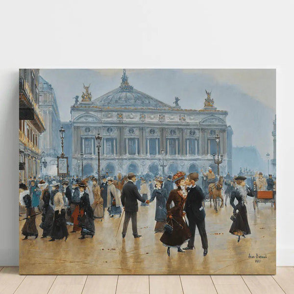 Riproduzione del dipinto L’arrivo delle Midinettes - Jean Béraud