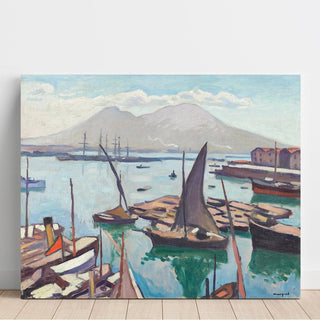 La Baie de Naples - Albert Marquet | Reproduction Tableau Décoration murale affiche copie