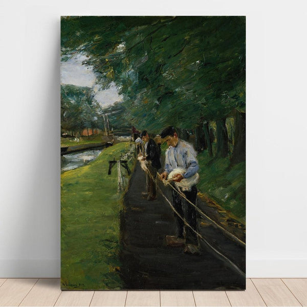 Riproduzione del dipinto La Corderie à Edam - Max Liebermann