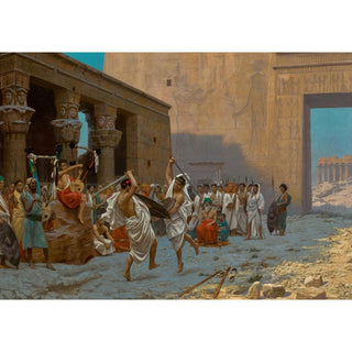 La Danse Pyrrhique - Jean-Léon Gérôme | Reproduction Tableau Décoration murale affiche copie