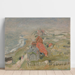 La Maison au Bord du Chemin ou Maisons sur la Falaise - Pierre Bonnard | Reproduction Tableau Décoration murale affiche copie