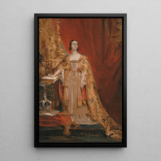 La Reine Victoria prêtant serment lors de son couronnement par Sir George Hayter | Reproduction Tableau Décoration murale affiche copie
