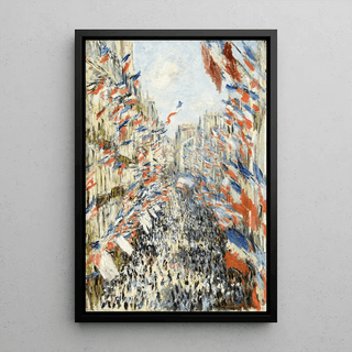 La Rue Montorgueil - Claude Monet | Reproduction Tableau Décoration murale affiche copie