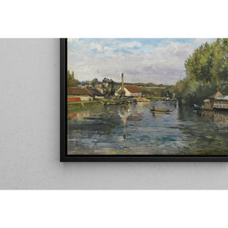 La Seine à Port-Marly - Camille Pissarro | Reproduction Tableau Décoration murale affiche copie