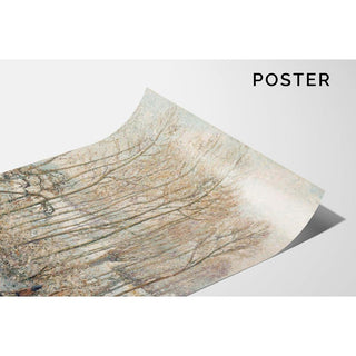 La lumière du soleil du matin sur la neige Eragny-sur-Epte - Camille Pissarro | Reproduction Tableau Décoration murale affiche copie