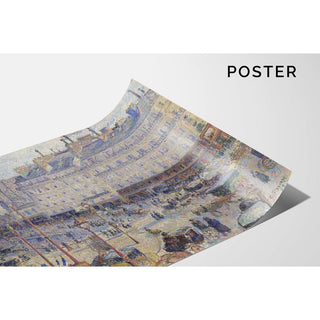 La place du Havre, Paris - Camille Pissarro | Reproduction Tableau Décoration murale affiche copie