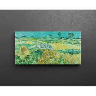 La plaine d'Auvers - Vincent van Gogh | Reproduction Tableau Décoration murale affiche copie