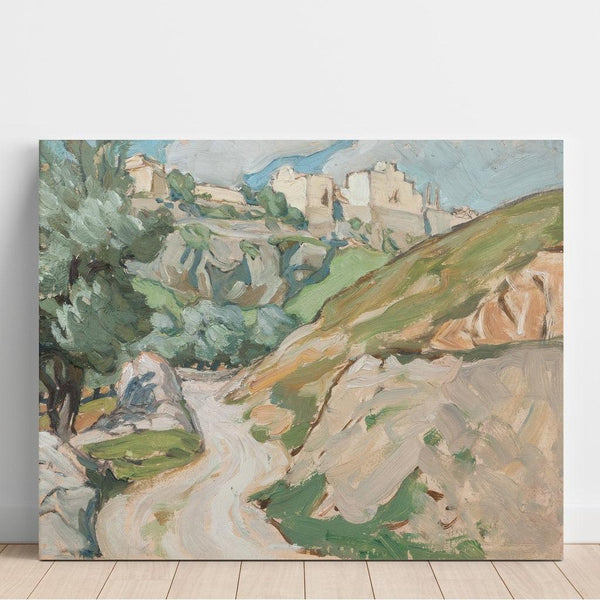 Riproduzione del dipinto La route de Jérusalem, Étude - Anna Boberg